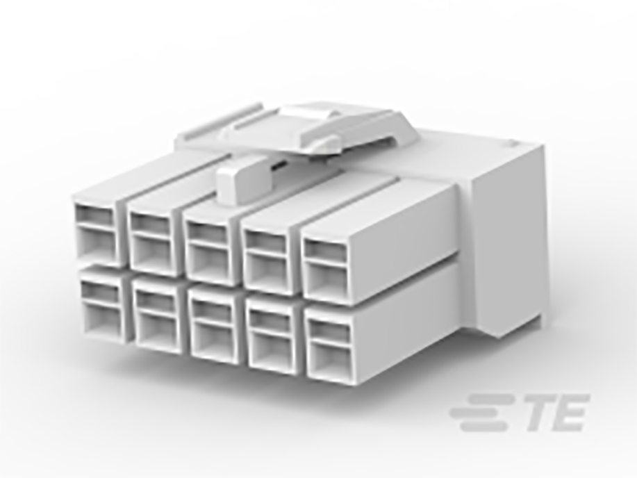 TE Connectivity, Universal Female Connector Housing, 3.96mm Pitch, 10 Way, 2 Row