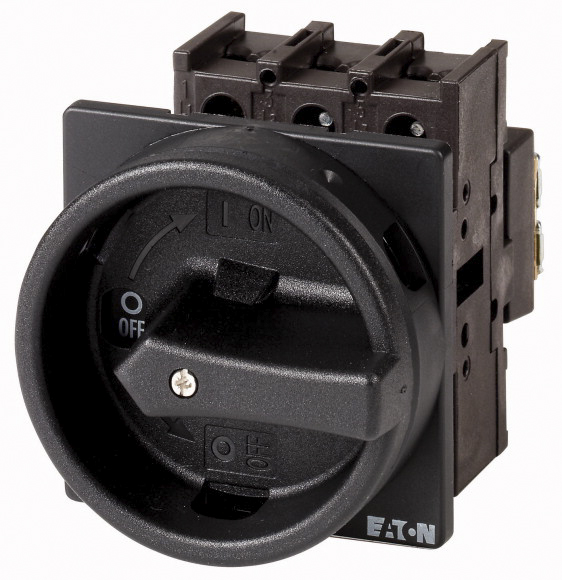 Eaton 3P+N Pole Flush Mount Isolator Switch - 25A Maximum Current, 13kW Power Rating, IP65