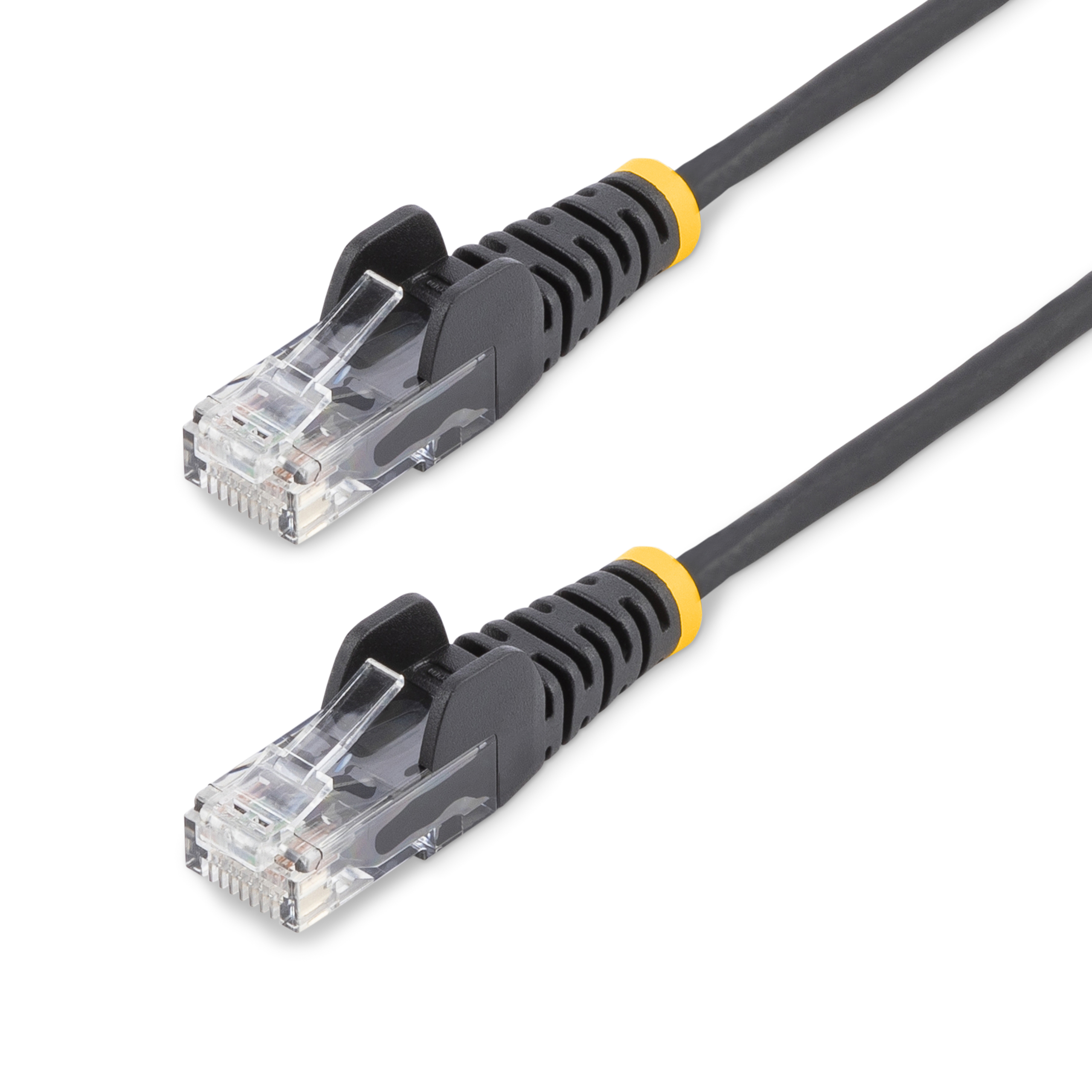 StarTech.com, 0.5m Cat6, Black RJ45 to Male RJ45 Male, U/UTP Unshielded, Terminated PVC Sheath
