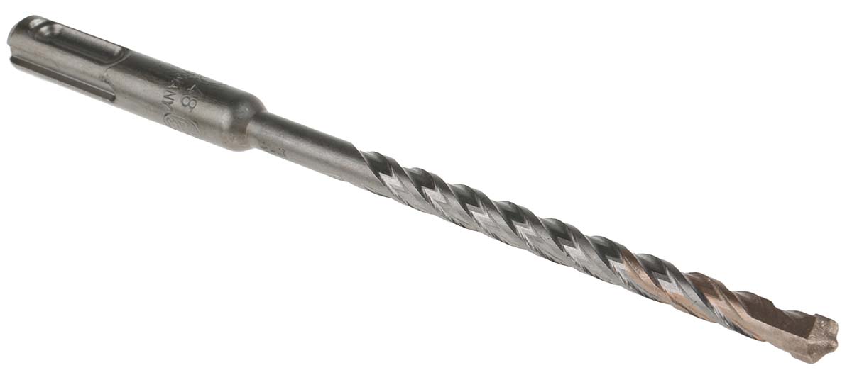 DeWALT DT95 Series Hardened Steel Body; Carbide Tipped SDS Plus Drill Bit for Masonry, 7mm Diameter, 160 mm Overall