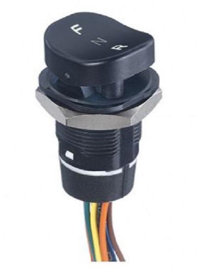 APEM Illuminated SPDT, On-On-On Rocker Switch Panel Mount