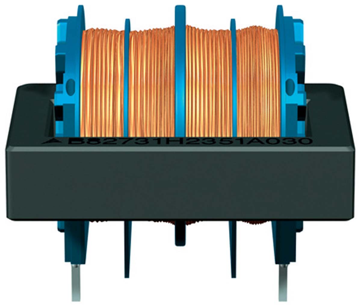 EPCOS 100 mH -30 → +50% Ferrite Power Line Choke, Max SRF:10kHz, 350mA Idc, 4.5Ω Rdc 250 V ac, B82731H