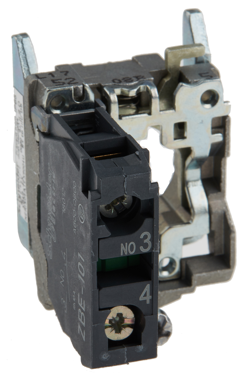 Schneider Electric Harmony XB4 Series Push Button, Panel Mount, 22mm Cutout, SPST, IP66, IP67