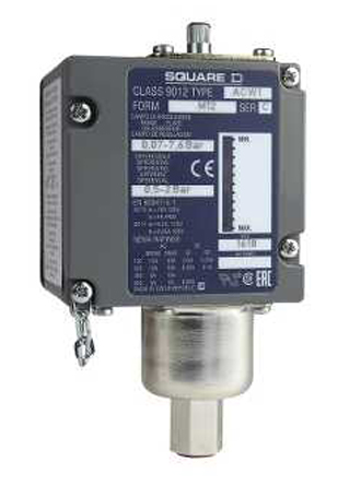 Telemecanique Sensors Pressure Switch, 0.07bar Min, 5.2bar Max, 2CO Output
