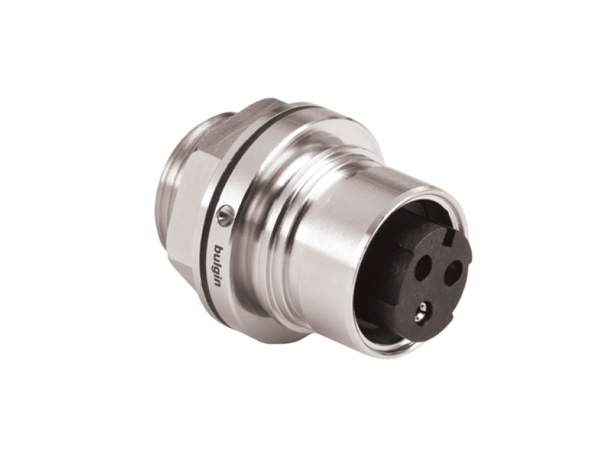 Bulgin Circular Connector, 4 Contacts, Panel, M22 Connector, Plug, IP66, IP69K, IP68, 6000 Series