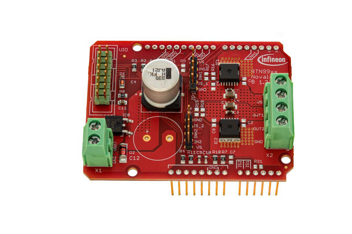 Infineon DC-SHIELD_BTN9970LV Motor Control for High Current Half Bridges IC for NovalithIC