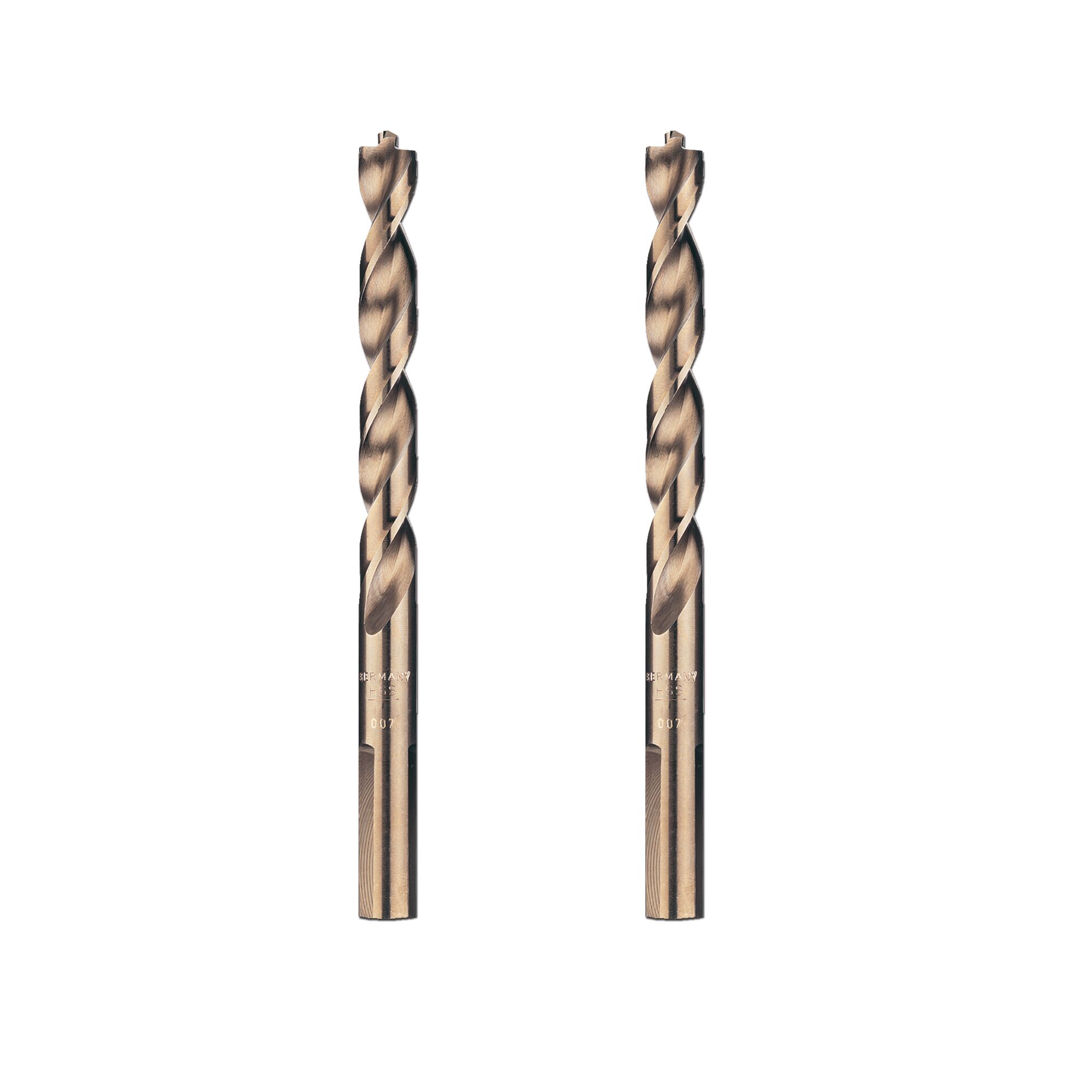 DeWALT 2-Piece Centre Drill Bit Set for Steel, 3.3mm Max, 3.3mm Min, HSS Bits
