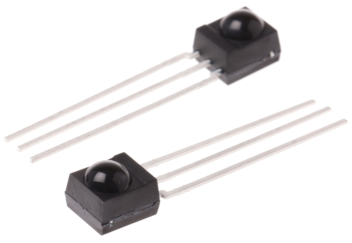 Vishay TSOP2238, 38kHz IR Receiver, 950nm, 45m Range, Through Hole, 6 x 5.6 x 6.95mm