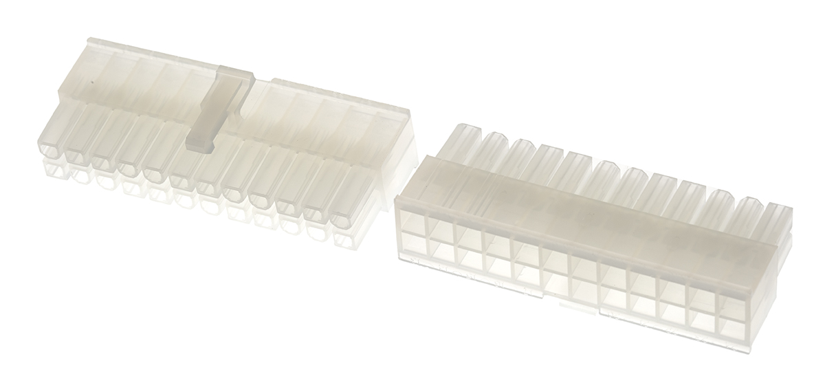 Molex, Mini-Fit Jr Receptacle Connector Housing, 4.2mm Pitch, 24 Way, 2 Row