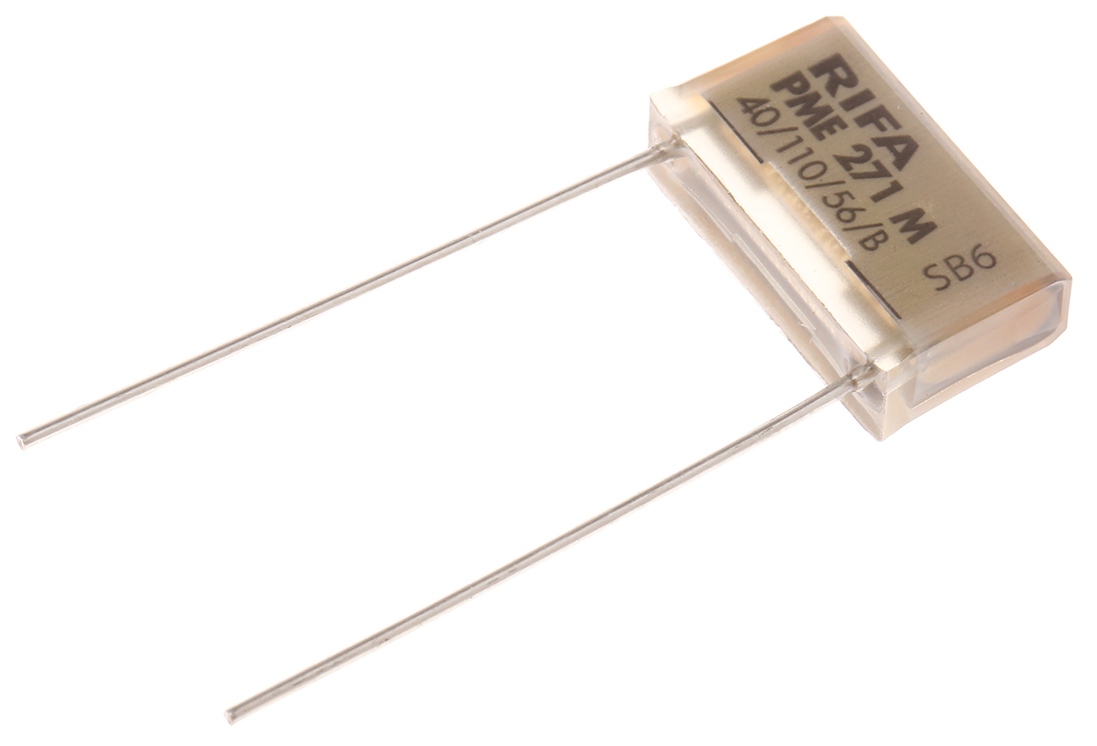 KEMET PME271 Paper Capacitor, 275V ac, ±20%, 10nF, Through Hole