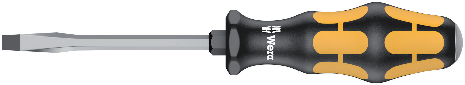 Wera Slotted  Screwdriver, 5.5 x 0.8 mm Tip, 100 mm Blade