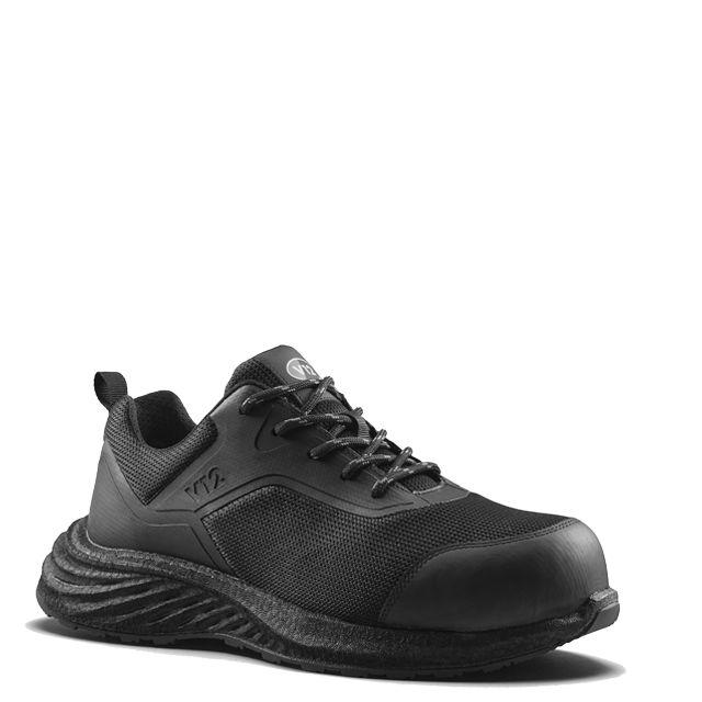 V12 Footwear Comet Men's Black Fibreglass  Toe Capped Safety Trainers, UK 6, EU 39