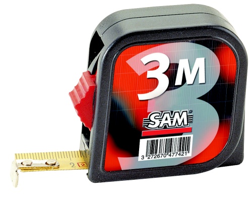 SAM UD 3m Tape Measure, Metric