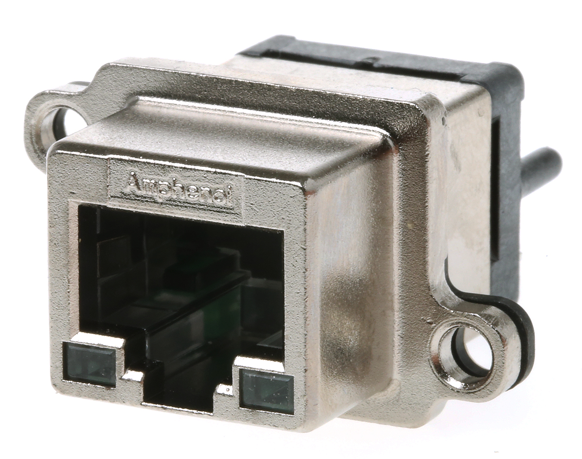 Amphenol Communications Solutions MRJ Series Female RJ45 Connector, Through Hole Straight 1 Port 8 -Way