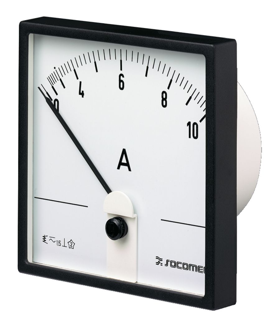 Socomec 192C Analogue Panel Ammeter 250A AC, 72mm x 72mm