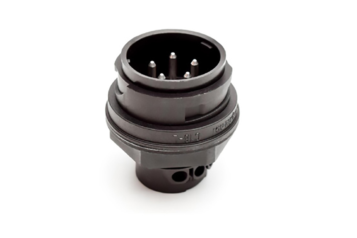 Amphenol Industrial Circular Connector, 4 Contacts, Panel, Standard Connector, Plug, Male/Female, IP65, Ecomate C16