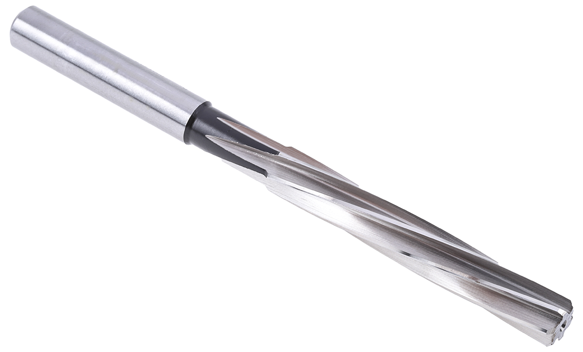 Dormer Straight Shank Reamer Bit, 10mm Diameter, Spiral Flute, 133 mm Overall