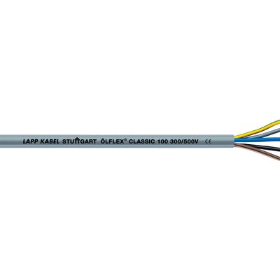 Lapp ÖLFLEX CLASSIC 100 Control Cable, 12 Cores, 0.75 mm² CSA 18 AWG, Unscreened, 50 m, Grey Polyvinyl Chloride Sheath