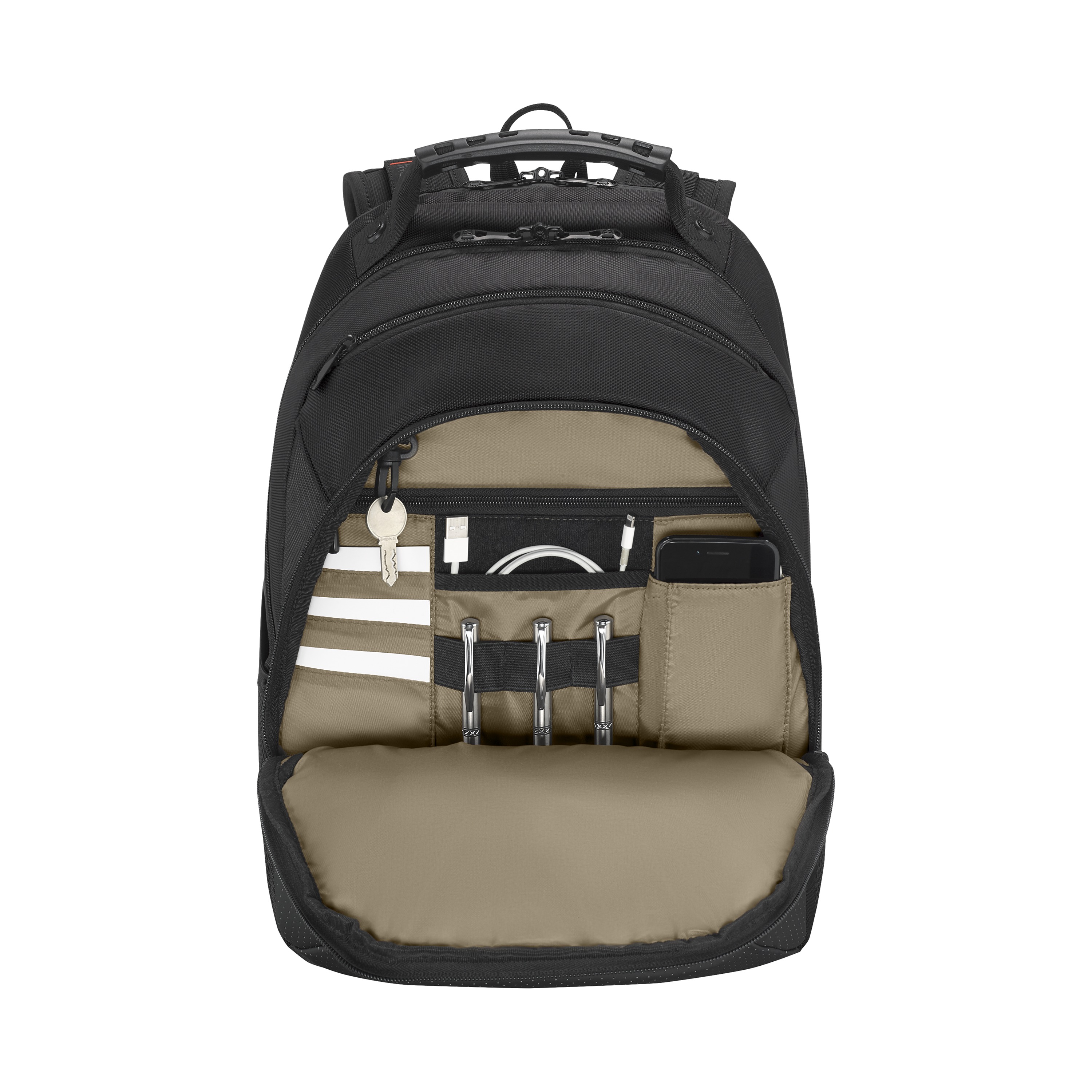 Wenger Legacy Black 16in  Laptop Laptop Bag, Black