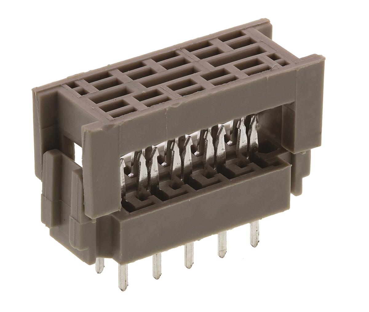 TE Connectivity 10-Way IDC Connector Plug for Cable Mount, 2-Row
