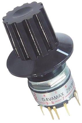 NKK Switches, 2 → 6 Position DP6T Rotary Switch, 0.1 → 100 mA, Through Hole