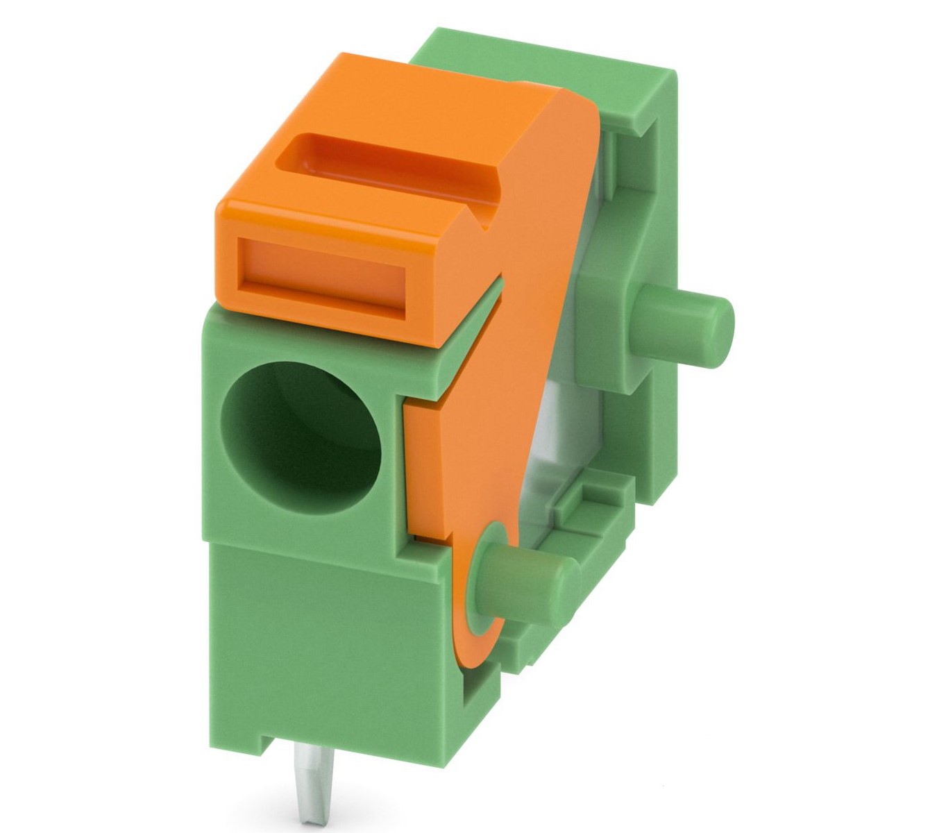 Phoenix Contact FFKDS/H1-5.08 Series PCB Terminal Block, 1-Contact, 5.08mm Pitch, Through Hole Mount, 1-Row, Push In