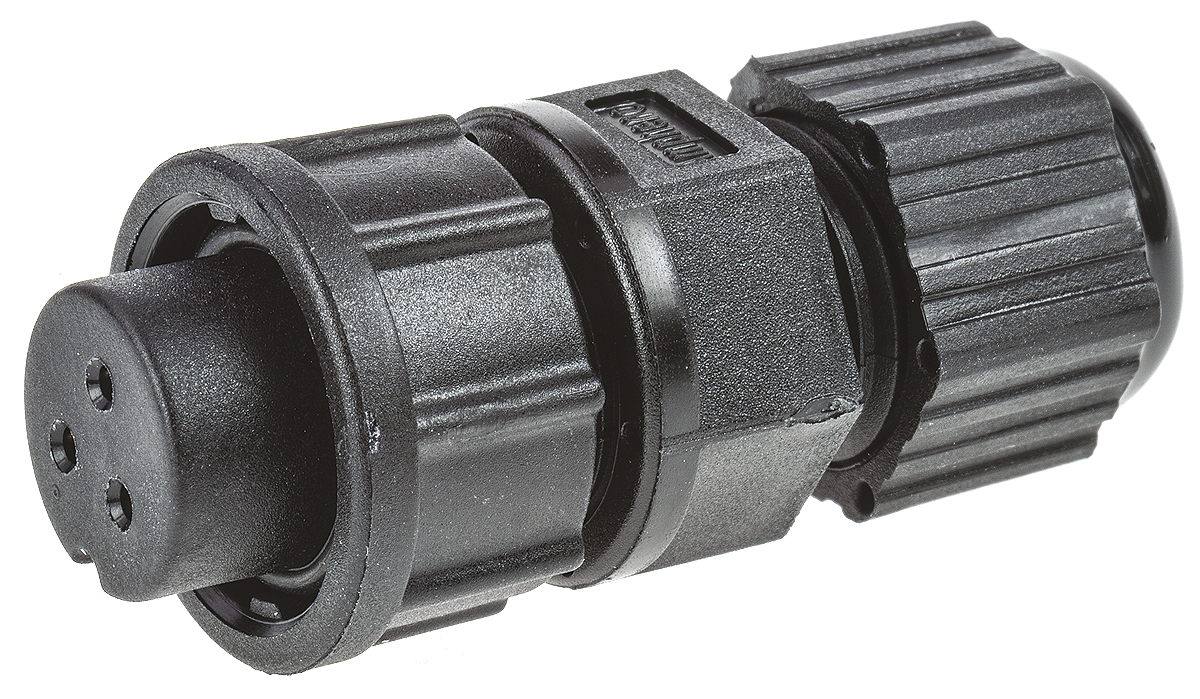 Amphenol Industrial Circular Connector, 3 Contacts, Cable, Standard Connector, Socket, Female, IP67, Ceres Series