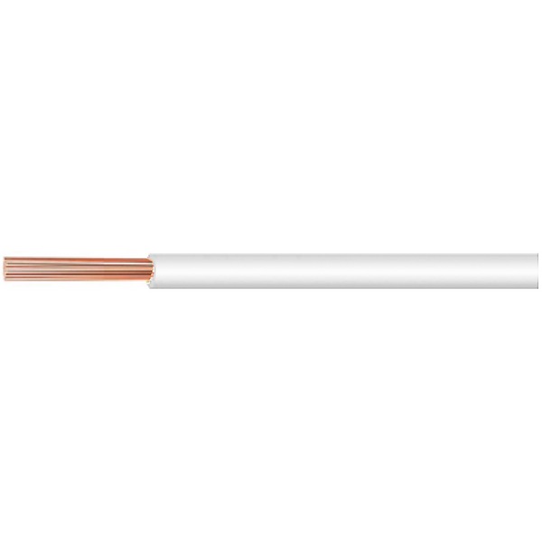 PVC HU wire 0,14 mm stranded WHT 100m