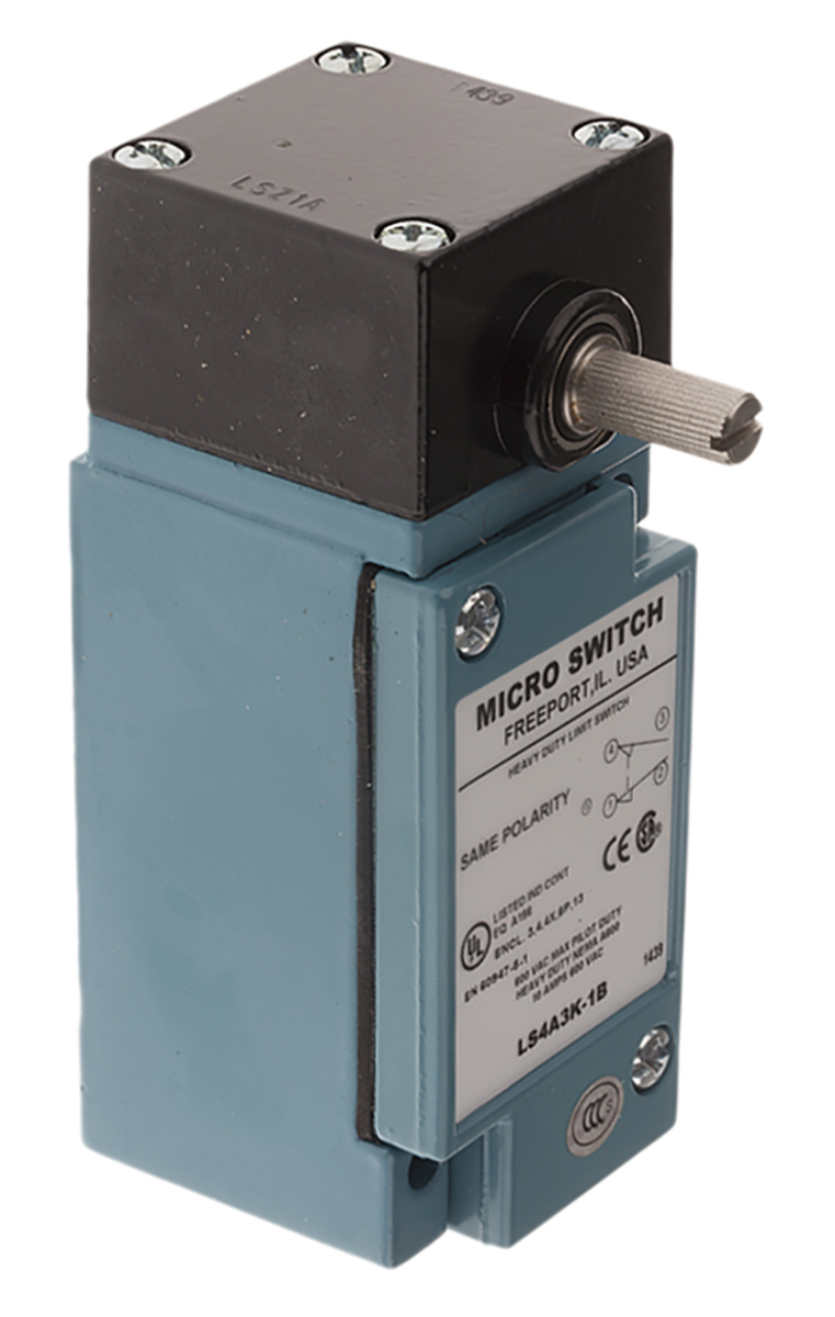 Honeywell HDLS Series Limit Switch, NO/NC, IP67, SPDT, Die Cast Zinc Housing, 600V ac Max, 10A Max