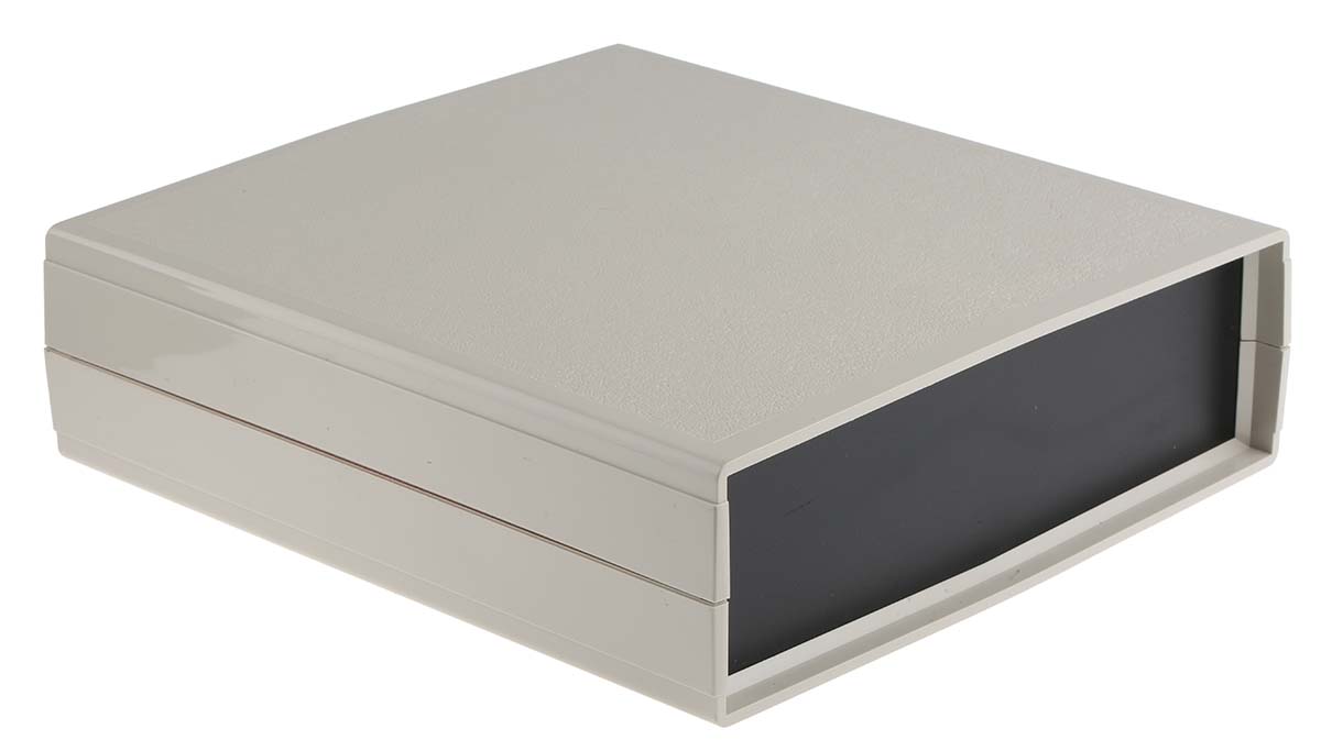 RS PRO Grey ABS Instrument Case, 231 x 212 x 67mm