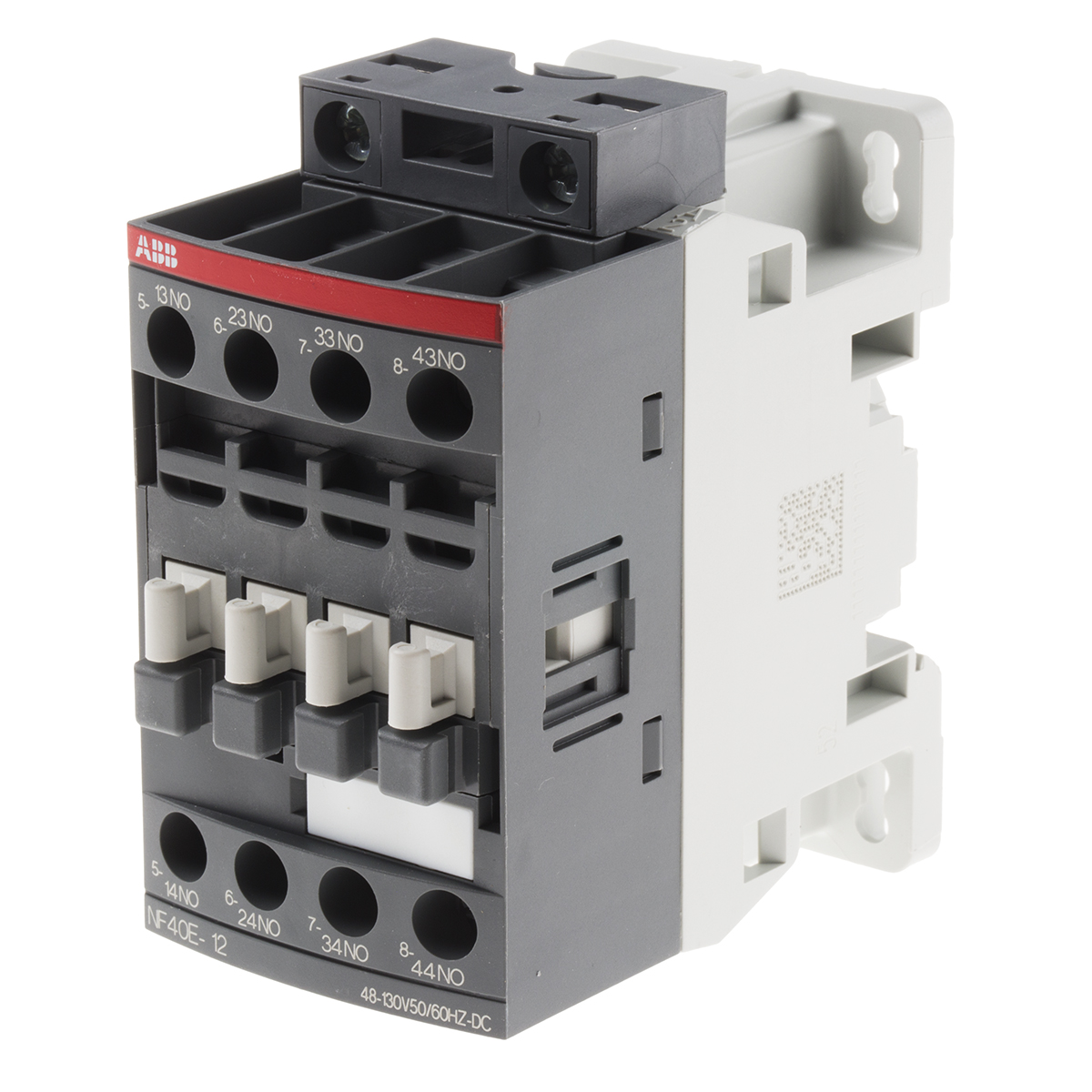 ABB NF Contactor Relay, 110 V ac Coil, 4-Pole, 6 A 130 V, 4 NO, 690V