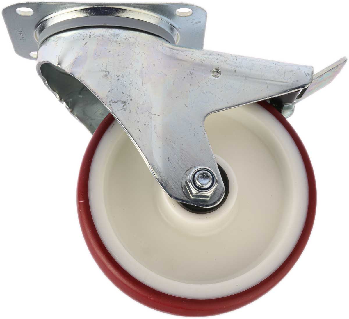 Tente Braked Swivel Castor Wheel, 350kg Capacity, 160mm Wheel