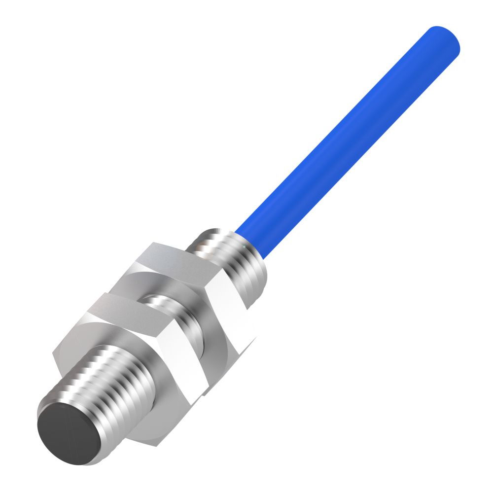 BALLUFF Inductive Threaded Barrel Proximity Sensor, M8, 1 mm Detection, PNP, 7.7 → 9 V dc