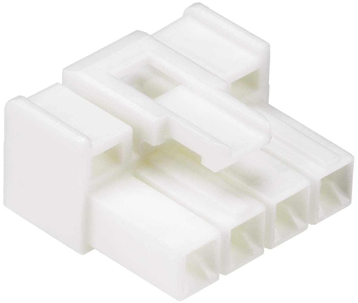 JST, VLP Male Connector Housing, 6.2mm Pitch, 4 Way, 1 Row