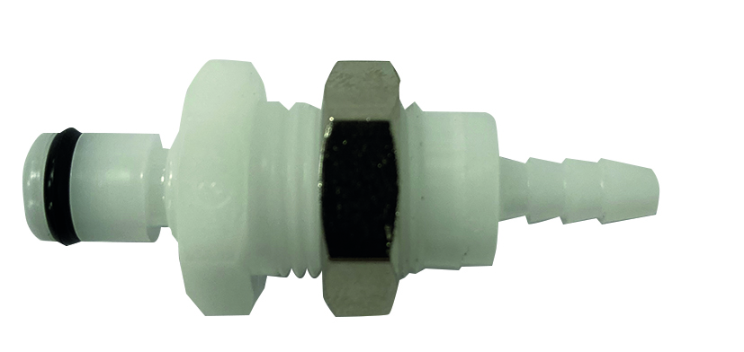 Colder Products Hose Connector, Straight Hose Tail Coupling 1/8in ID, 8.3 bar
