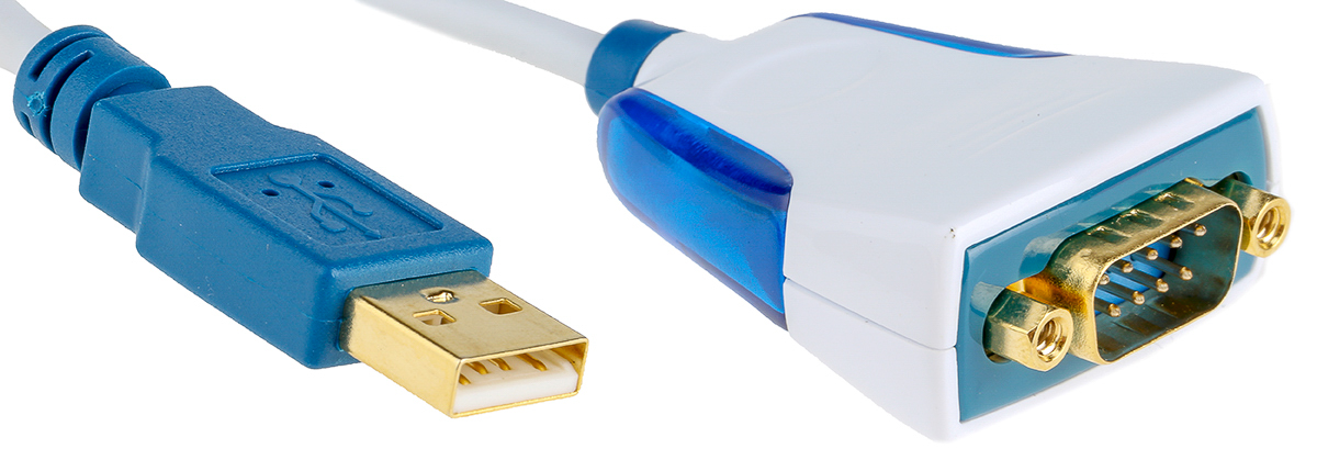 FTDI Chip RS232 USB A Male to D-sub, 9 Pin Male Converter Cable