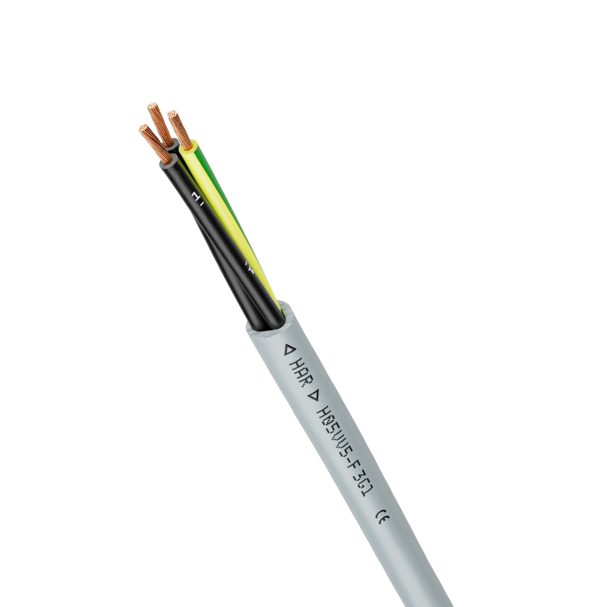 Lapp 11021 Control Cable, 12 Cores, 1 mm² CSA 17 AWG, Unscreened, 100 m, Grey Polyvinyl Chloride Sheath