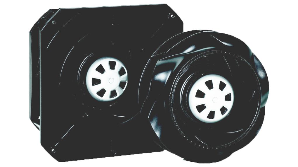 ebm-papst RadiCal Series Centrifugal Fan, 230 V, 160m³/h, ac Operation, 70 x 165 x 165mm