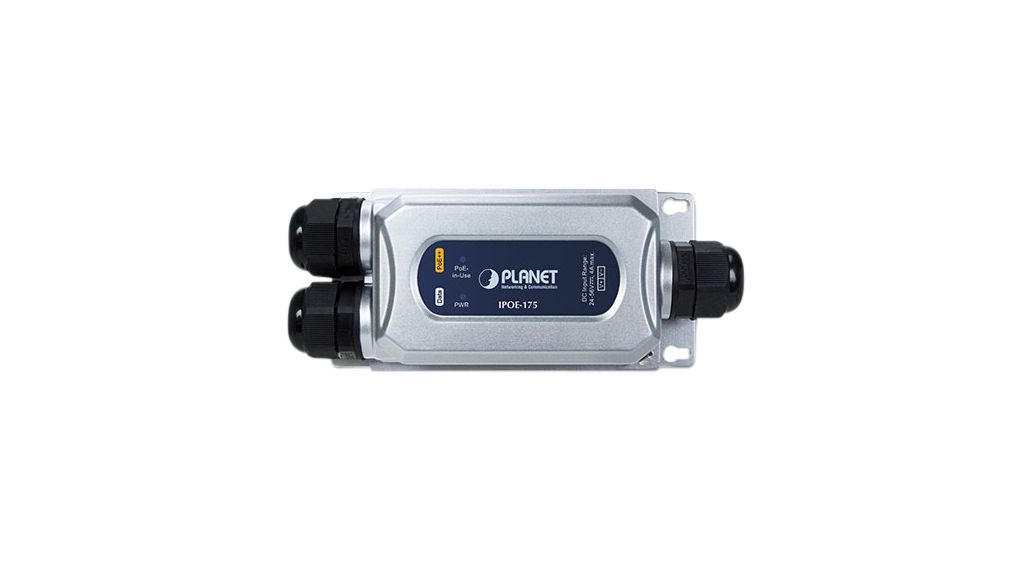 Planet Single Port POE Injector, 24-56V Input, 55V dc Output, 60W