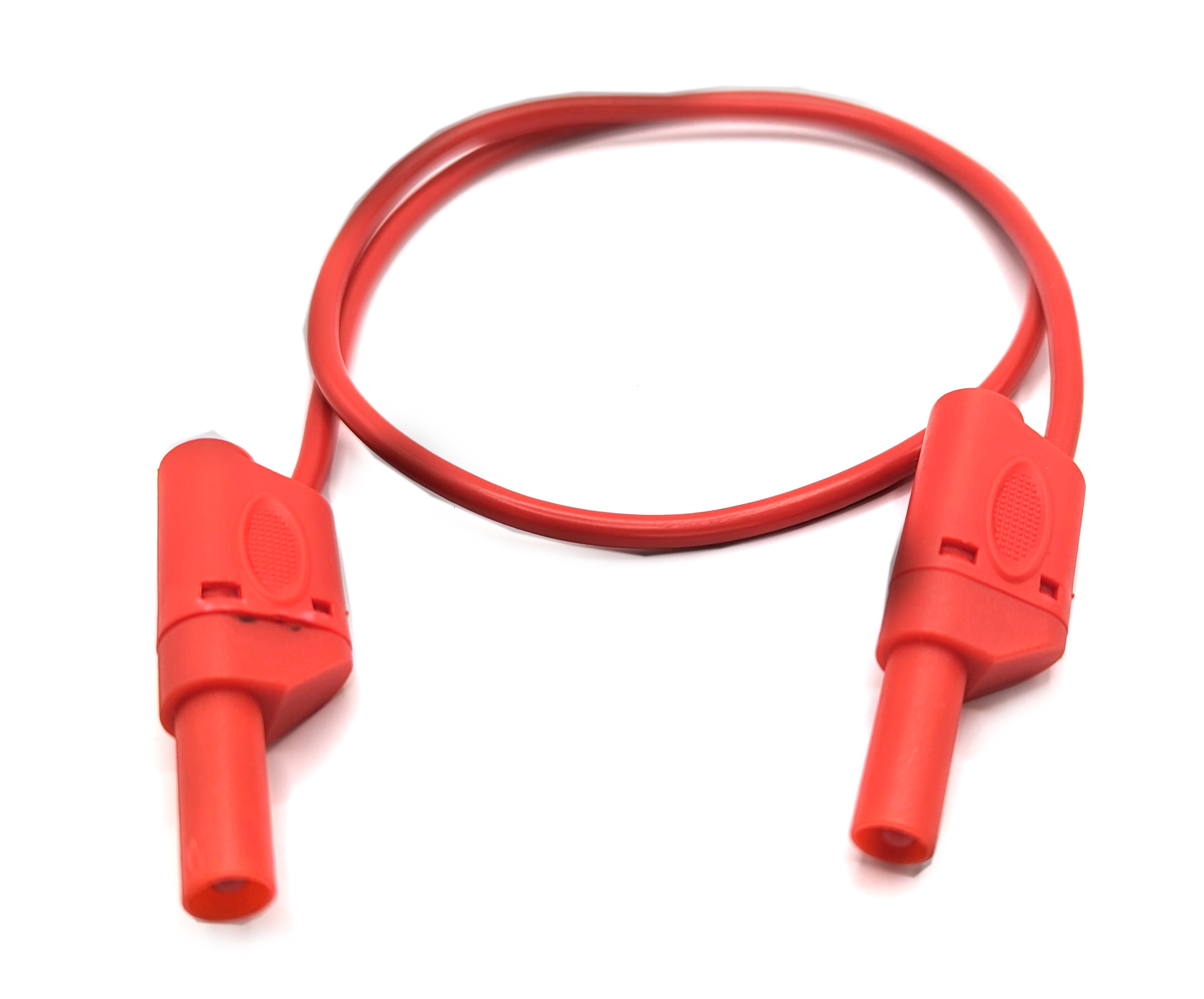 Mueller Electric Test Leads, 32A, 600(CATIII) V, 1000(CATII) V, Red, 50cm Lead Length