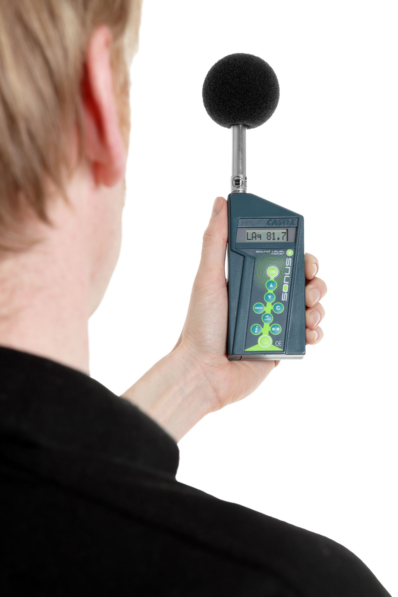 Castle Sonus GA116E Class 1  Datalogging Sound Level Meter, 20dB to 133dB, 20kHz max