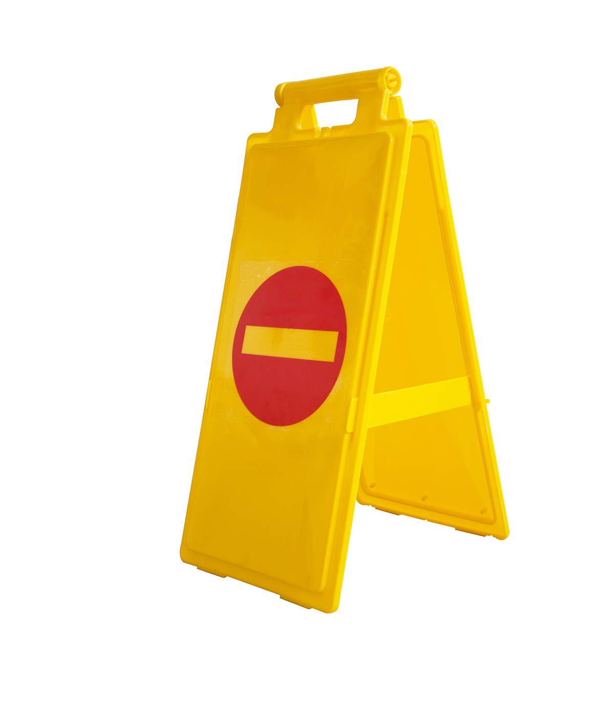 PP No Entry Prohibition Sign, 640 x 280mm