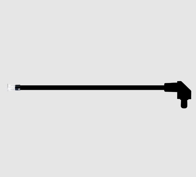 SZR1-10.00-F4P Bivar, Panel Mount Right Angle Flexible LED Light Pipe, Round Lens, Clear