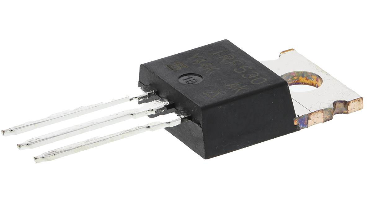 Vishay IRF Type N-Channel MOSFET, 14 A, 100 V Enhancement, 3-Pin TO-220 IRF530PBF