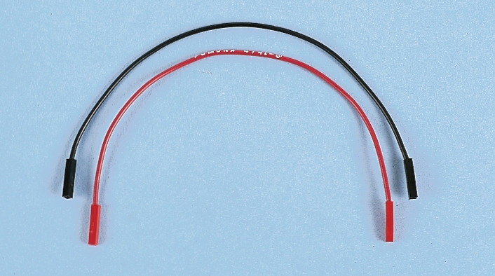 Pomona 0.64 mm Connector Test Lead, 3A, 45 V ac, 60V dc, Black, 150mm Lead Length