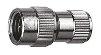 Telegartner Straight RF Adapter Mini UHF Plug to FME Plug