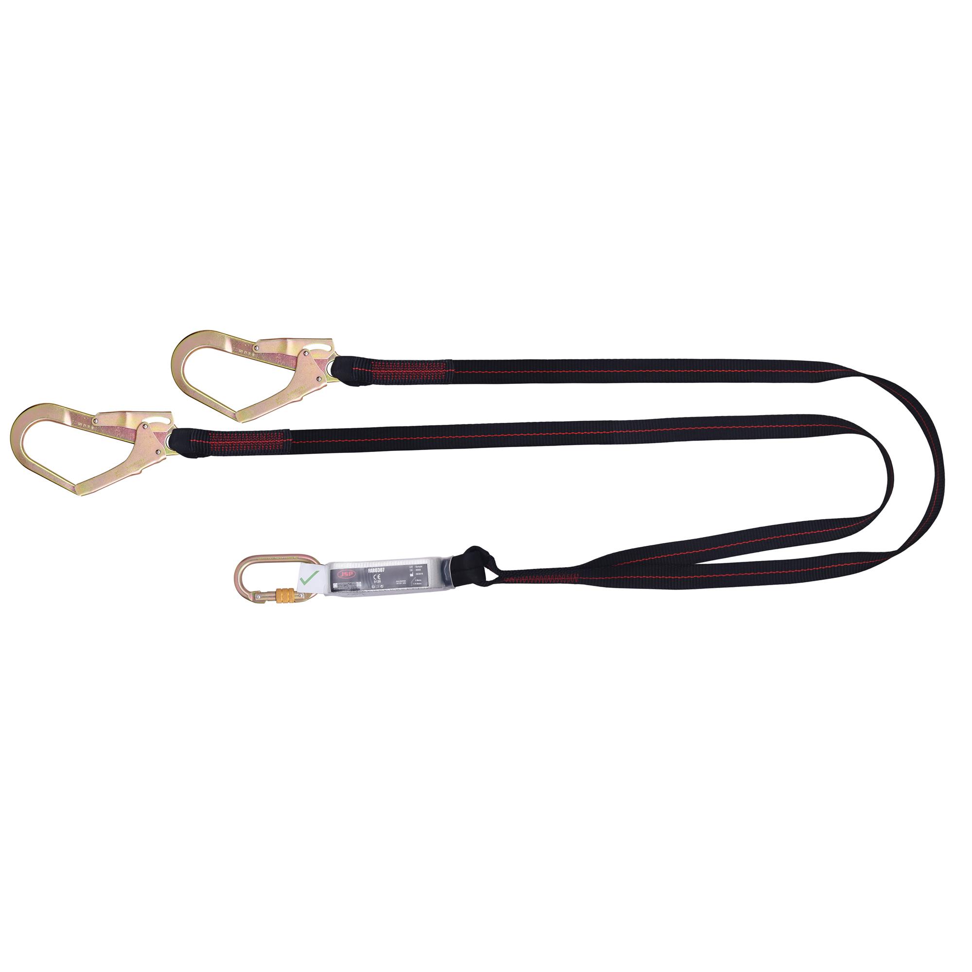 JSP 2m Fall Arrest Fall Arrest Lanyard Screw Karabiner Twin