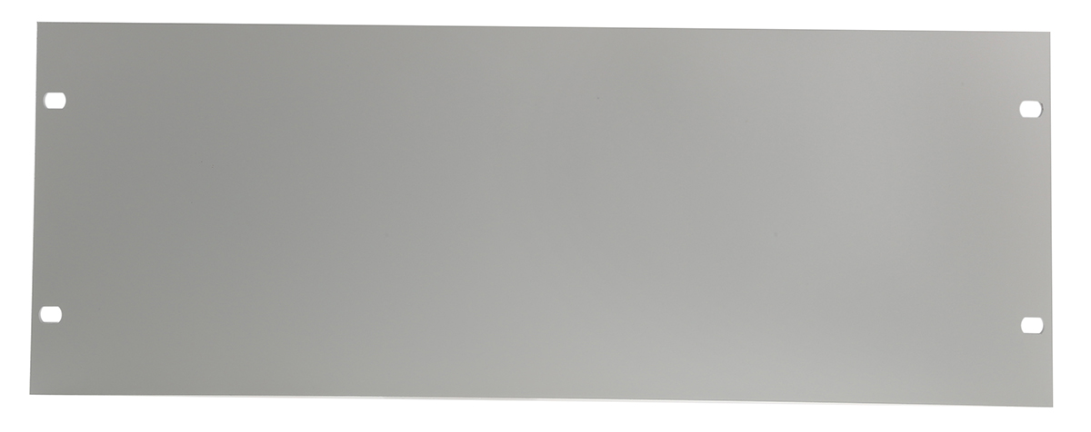 nVent SCHROFF Grey Aluminium Front Panel, 4U, 483 x 177mm