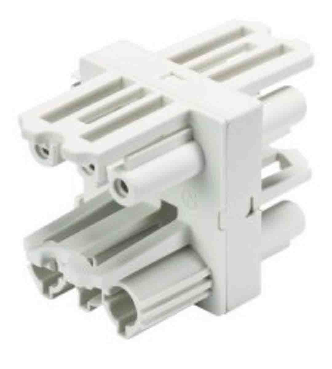 Wieland Heavy Duty Power Connector Surface Press Fit, 3 Way, 20A, GST18i3 Female, 250 V