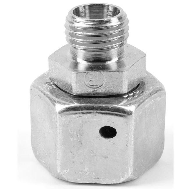 Parker Straight Tube to Swivel Male 24° DIN Cone to Male 24° DIN Cone, RED42/28LOMDCF